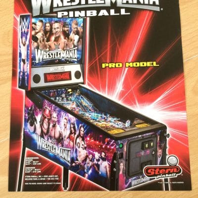 Wrestle Mania flyer